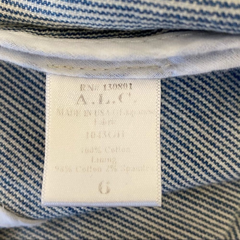 A.L.C. Pinstripe One Button Blazer - Picture 7 of 9